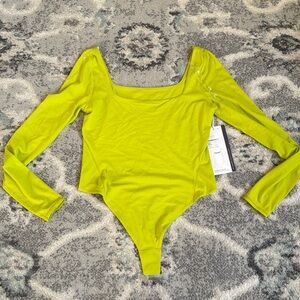 Lululemon Nulu Long Sleeve Square Neck Bodysuit